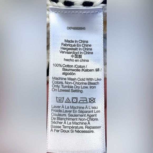 NWT Madewell Textured Cotton Crewneck Sweater in
Stripe, Sizes XXS, XS, & XL - Picture 15 of 16